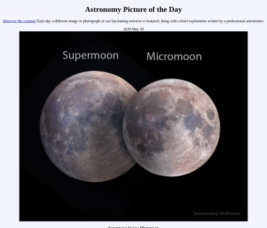 每日天文一图（APOD）