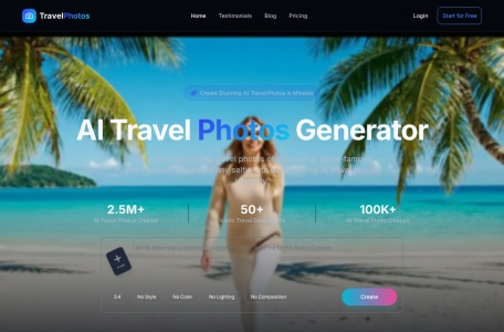 AI Travel Photos Generator