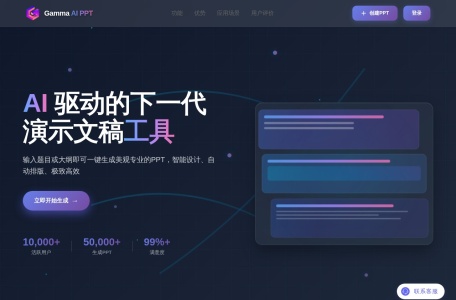 Gamma AI PPT-我爱网址导航