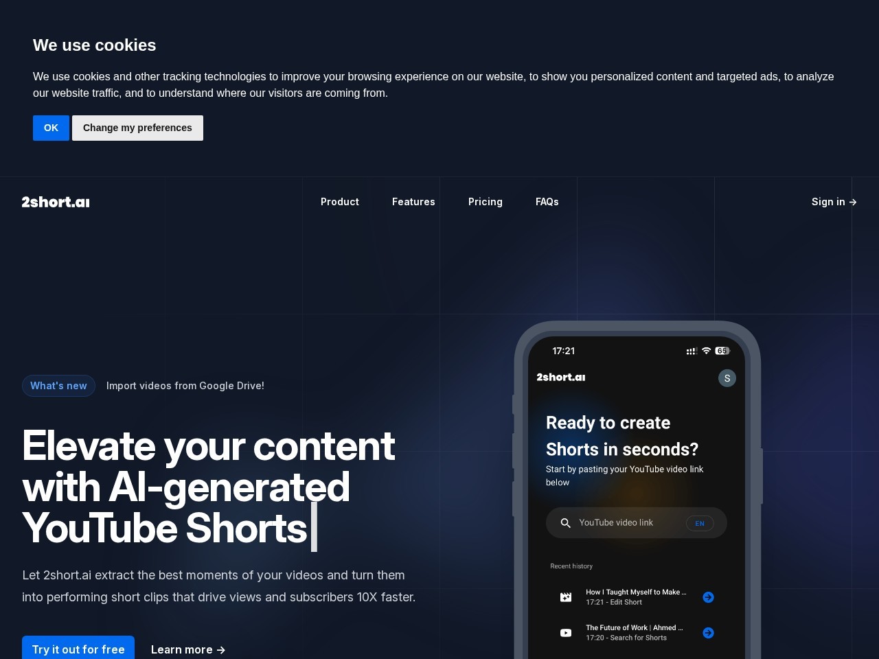 2short.ai – AI短视频生成器