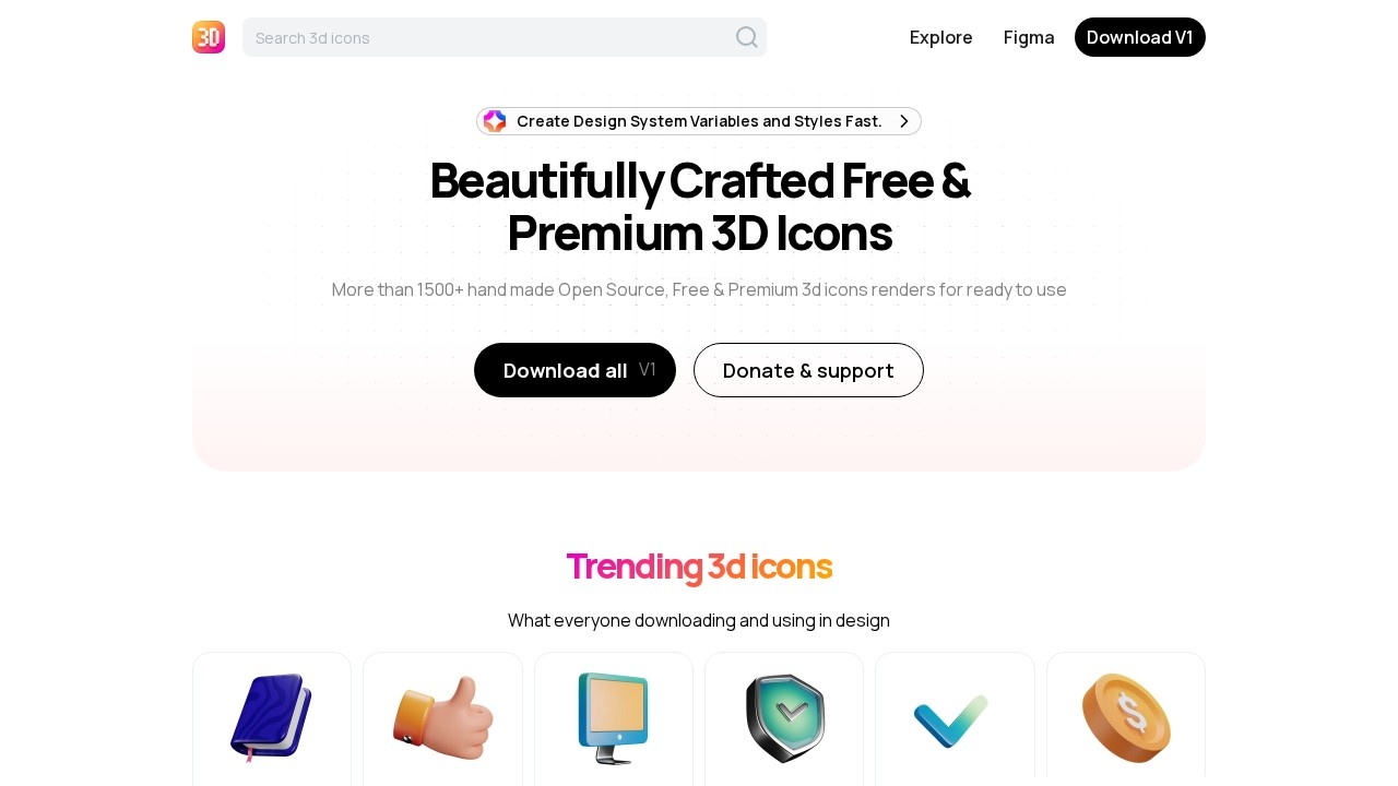 开源的3D图标库