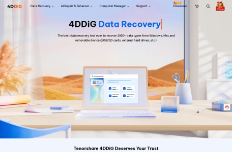 4DDiG 数据恢复工具