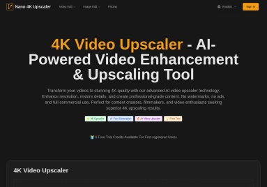 Free AI Video Upscaler