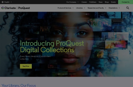 ProQuest | Databases, EBooks and Technology for Research