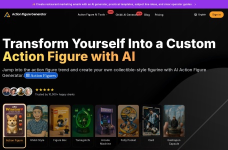 Action Figure Generator – AI动作人偶生成