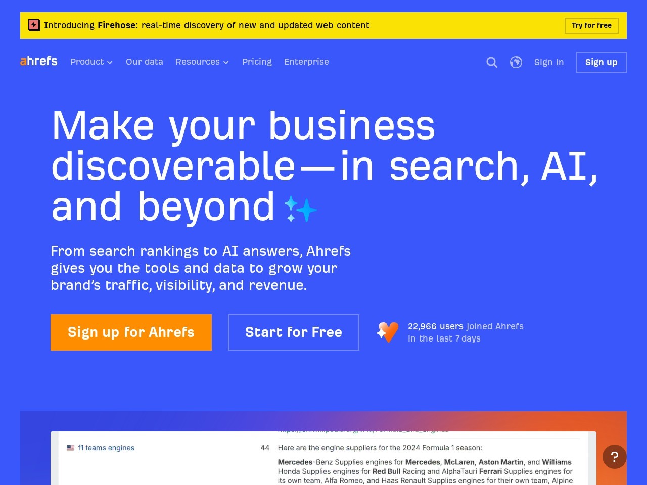 Ahrefs-谷歌强大的SEO工具平台