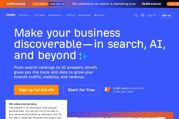 Ahrefs Webmaster Tools