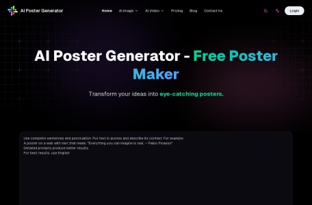 AI Poster Maker-我爱网址导航