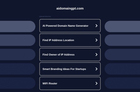Multilanguage AI Domain Name Generator翻译站点