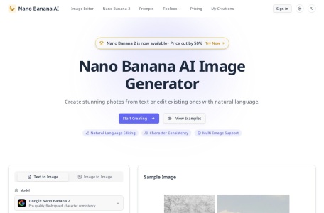 Nano Banana AI — AI Image Generator & Editor