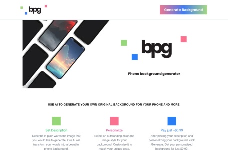 AI Phone Background Generator翻译站点