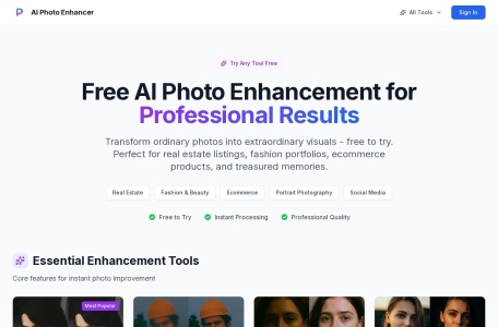 AI Photo Enhancer
