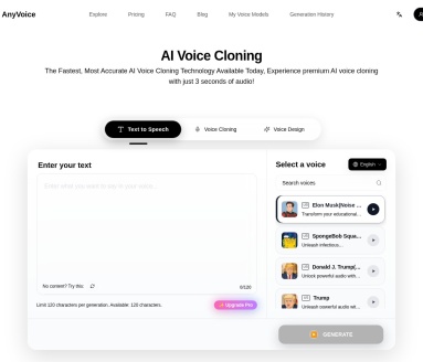 AI Voice Cloning语音克隆生成器