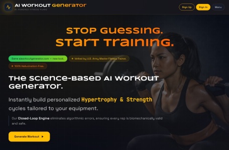 Ai Workout Generator翻译站点