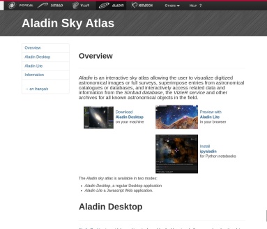 Aladin Sky Atlas