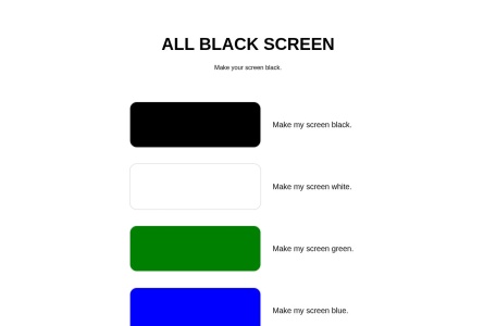 All Black Screen