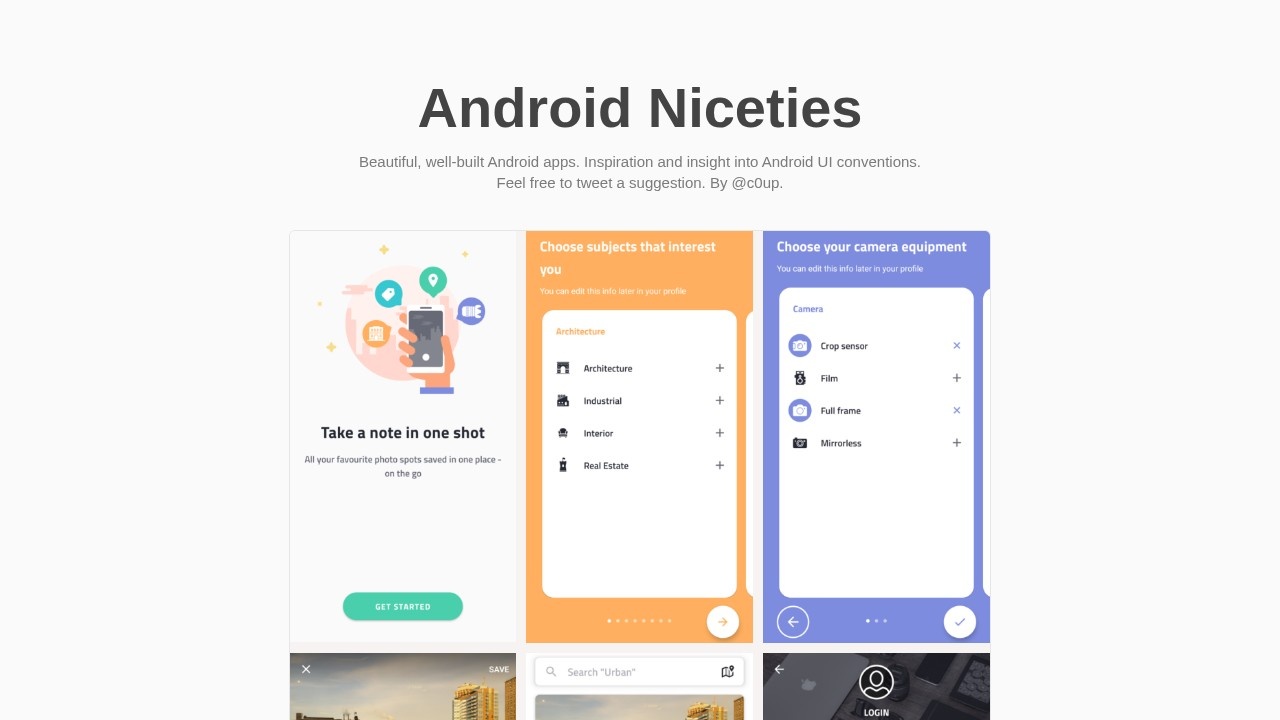 Android Niceties