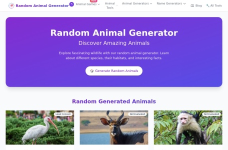 Random Animal Generator 随机动物生成器
