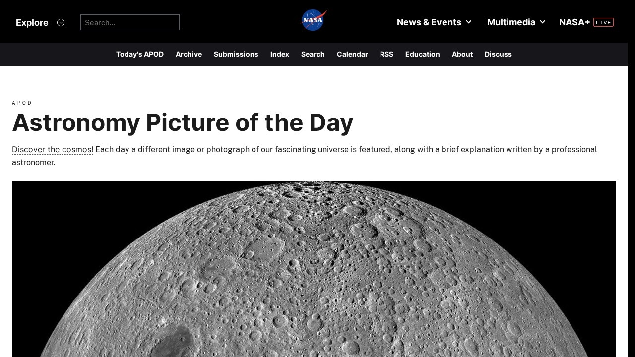 Astronomy Picture of the Day