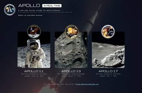 Apollo in Real Time – 阿波罗登月任务实时交互还原网