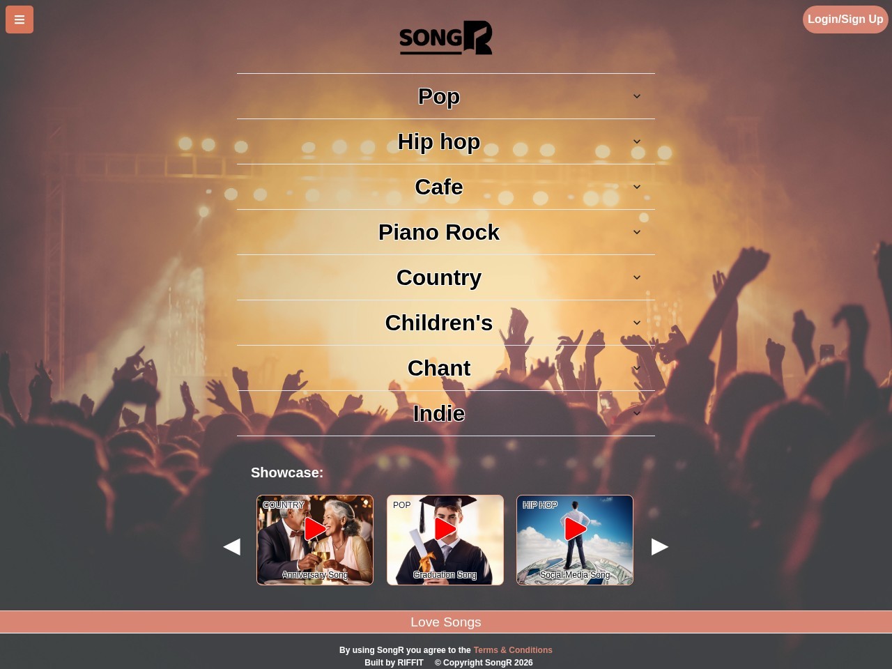 songR – 歌曲生成器