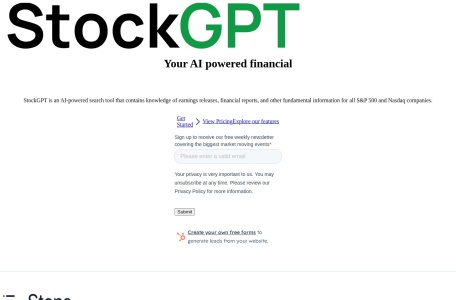 StockGPT – AI投资