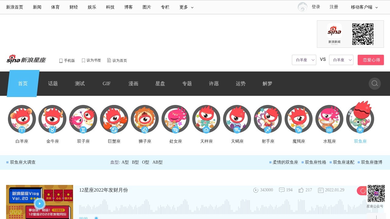 新浪星座博客名录