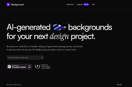 AI Backgrounds翻译站点