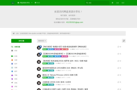 影视资源网盘分享站