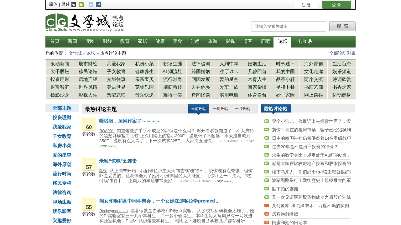 文学城论坛