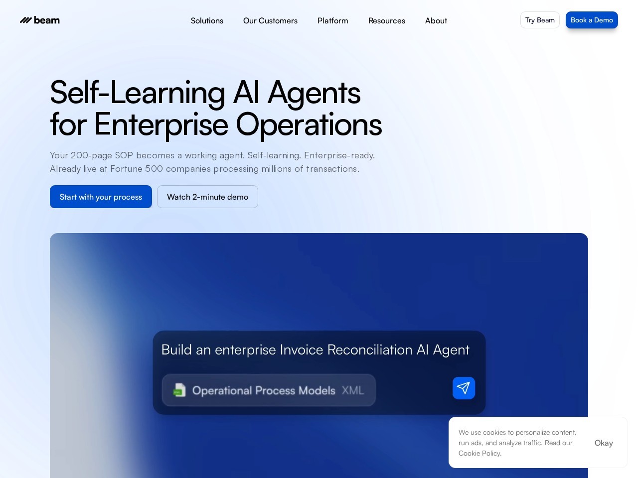 Beam AI – 专注于代理性自动化和AI Agent的平台