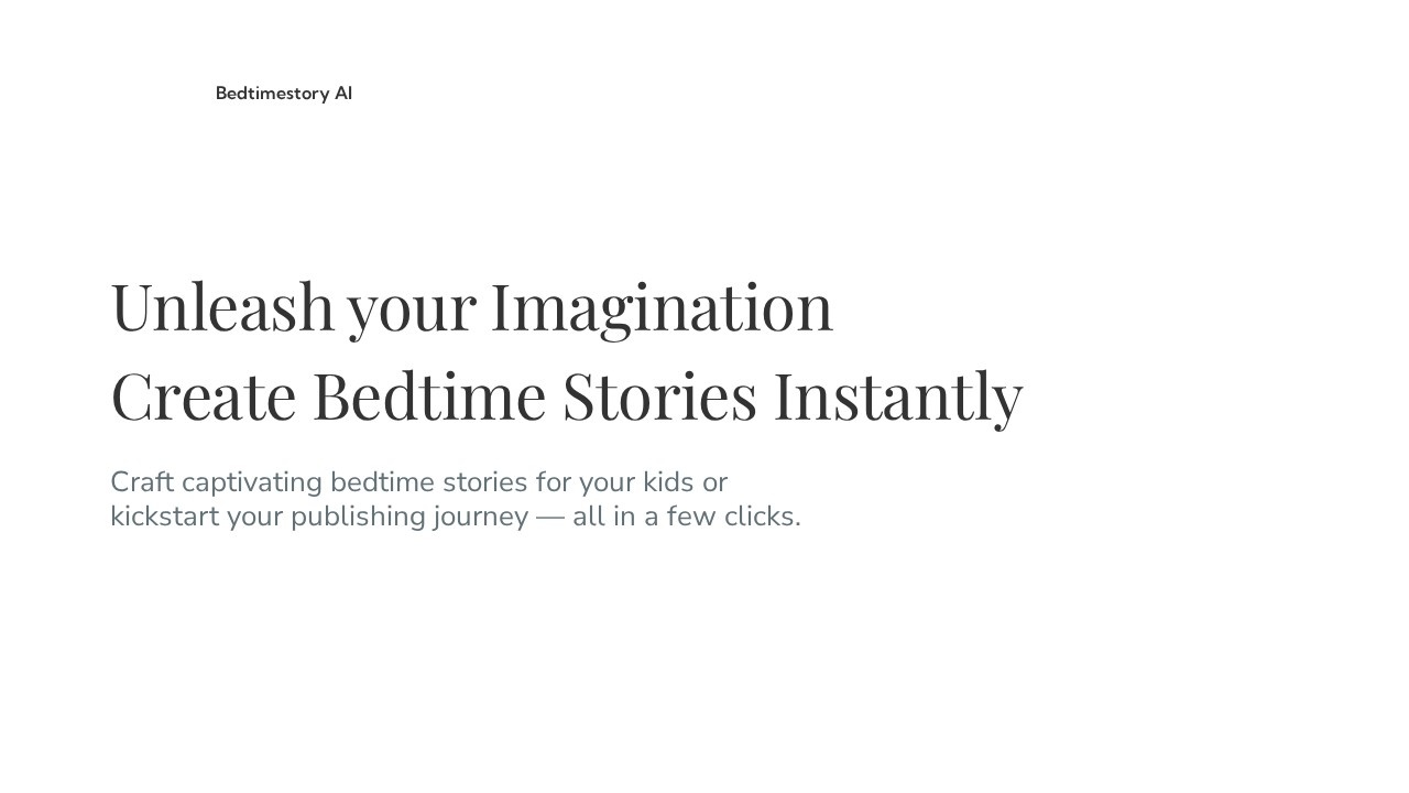BedtimeStory.ai