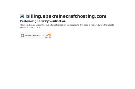 APEX HOSTING Minecraft我的世界游戏虚拟主机服务器