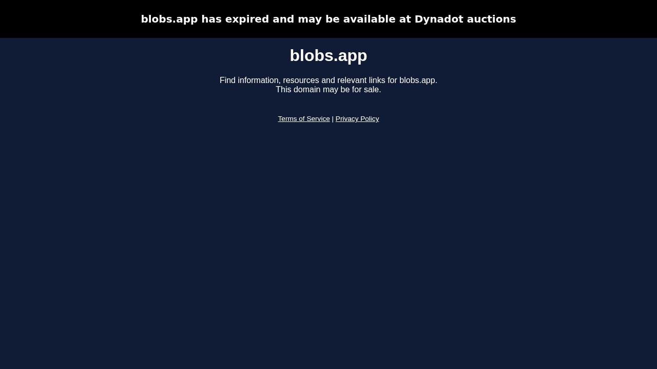 Blobs