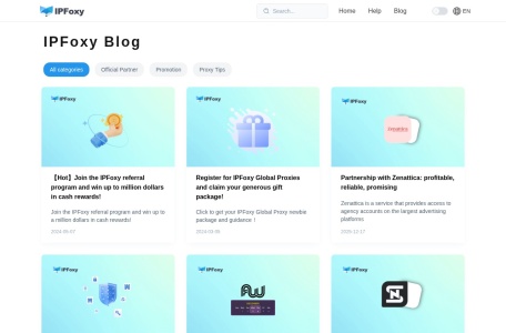 IPFoxy纯净代理_专注于为跨境玩家提供全球独享纯净IP代理