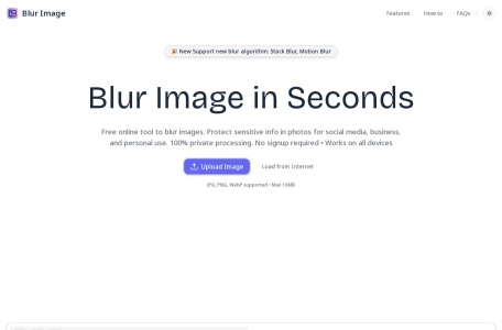 Blur Image Online