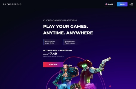 Boosteroid Cloud Gaming