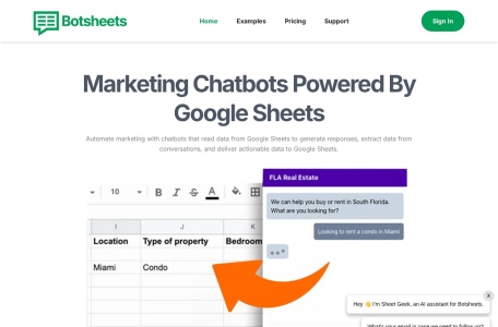 Botsheets AI Writer