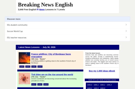 Breaking News English