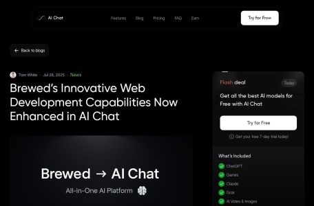 Brewed – Building the Web with AI
