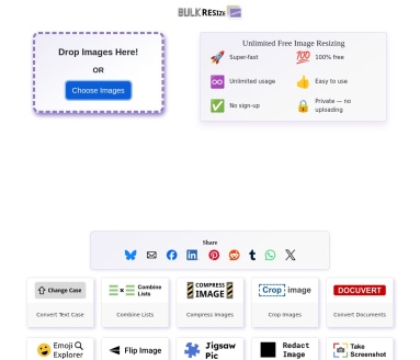 Bulk Resize Photos
