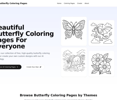 Butterfly Coloring Pages