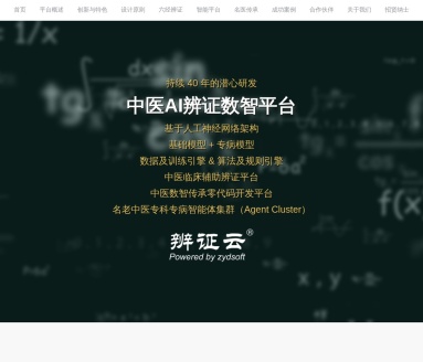 辨证云 中医AI辨证系统