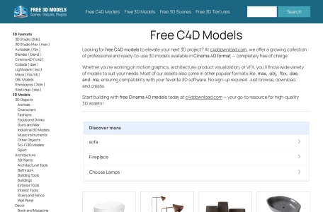 Free C4D Models