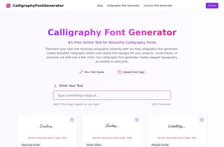 CalligraphyFont