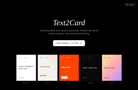 Text2Card