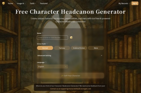 AI角色脑洞生成器