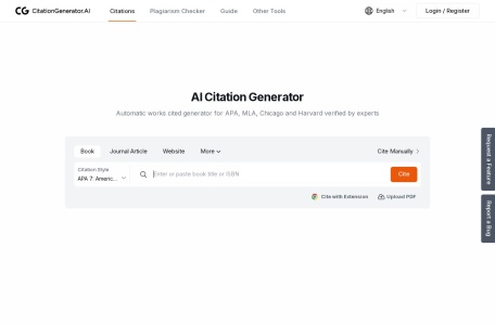 Citation Generator AI翻译站点