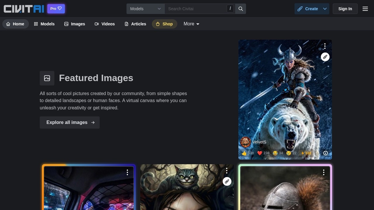 Civitai(简称C站)