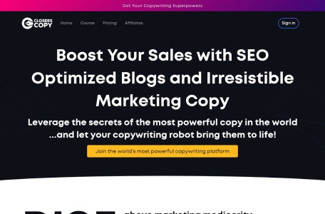 ShortlyAI Alternative: ClosersCopy